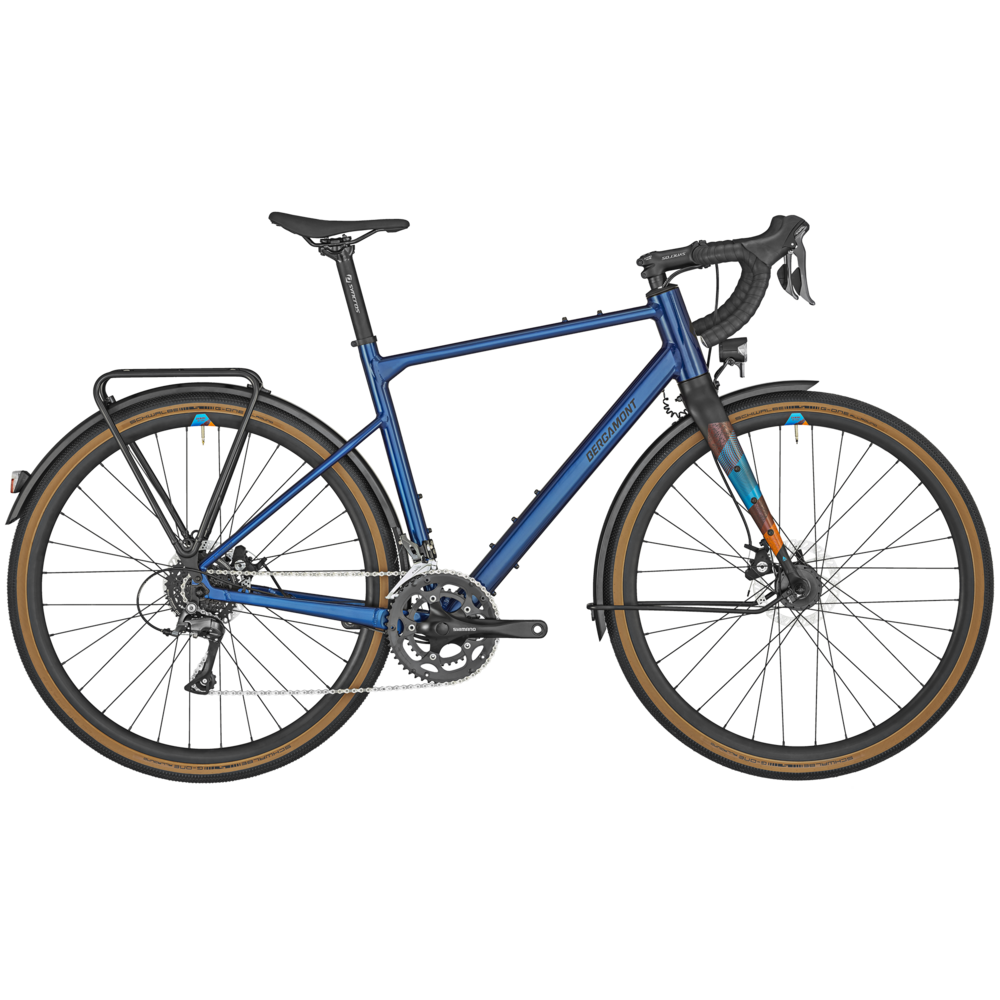 Bergamont Grandurance RD 3 blue - shiny mirror blue - 58 cm
